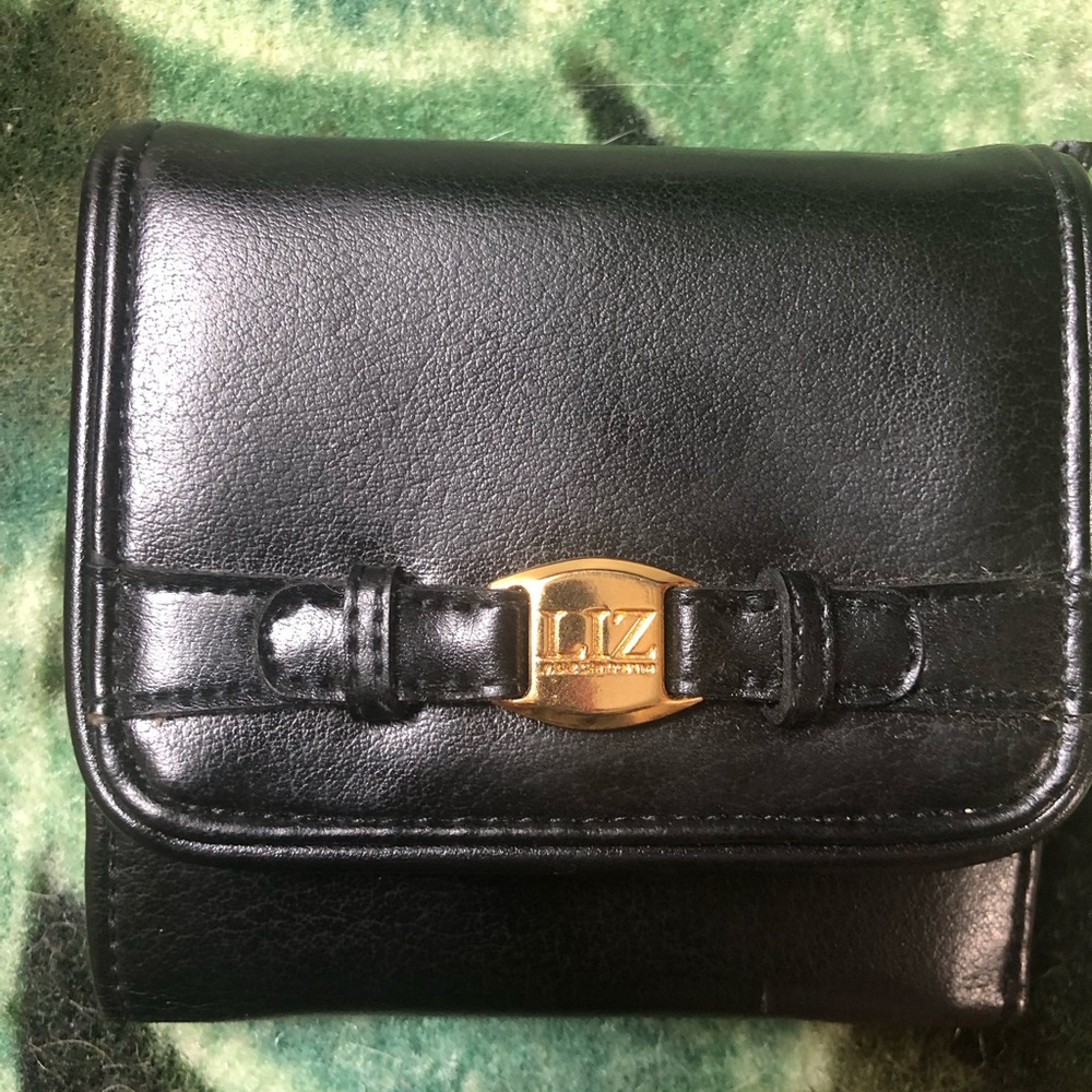 Liz Claiborne Black Leather Wallet